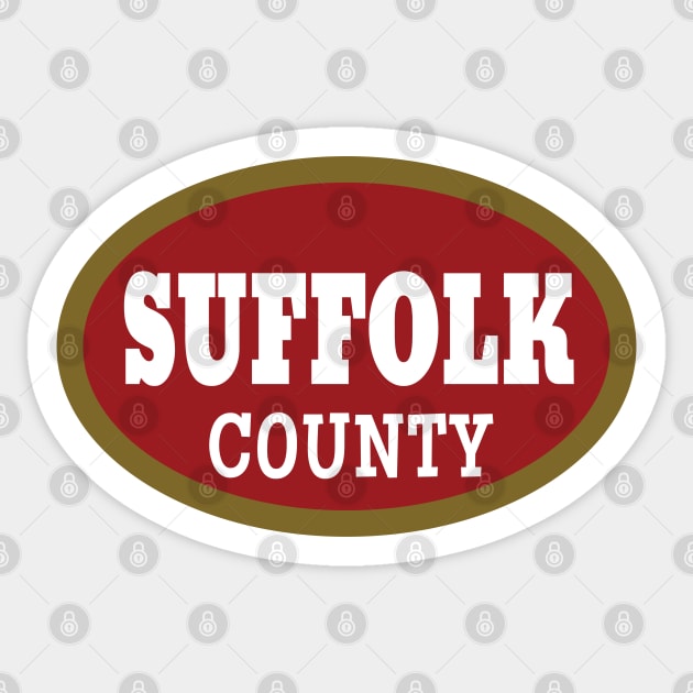 Suffolk County Long Island Sticker by LOCAL51631